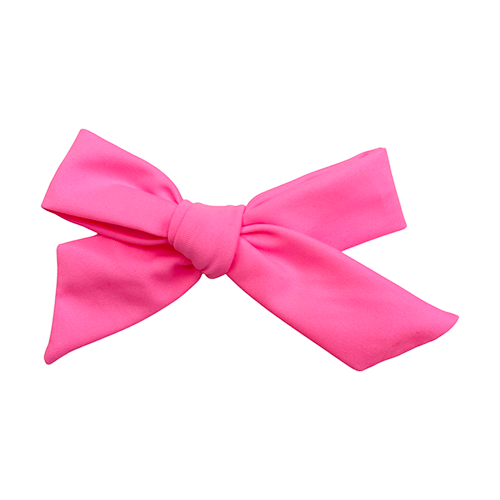 Classic Hand Tied Bow - SWIM Hot Pink