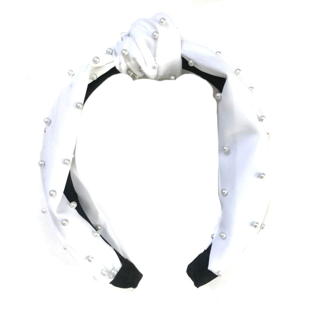 Jewel Headband- White Pearl