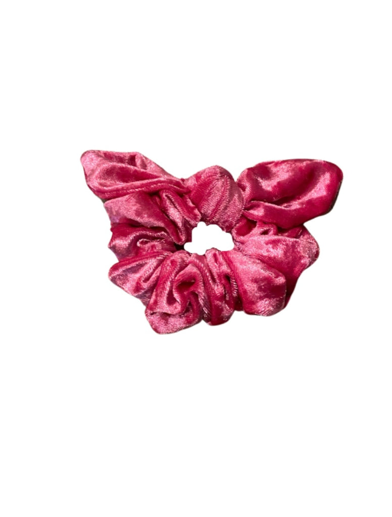 Scrunchie- Hot Pink Velvet
