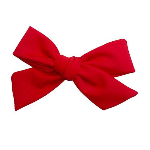 Classic Hand Tied Bow - SWIM Red