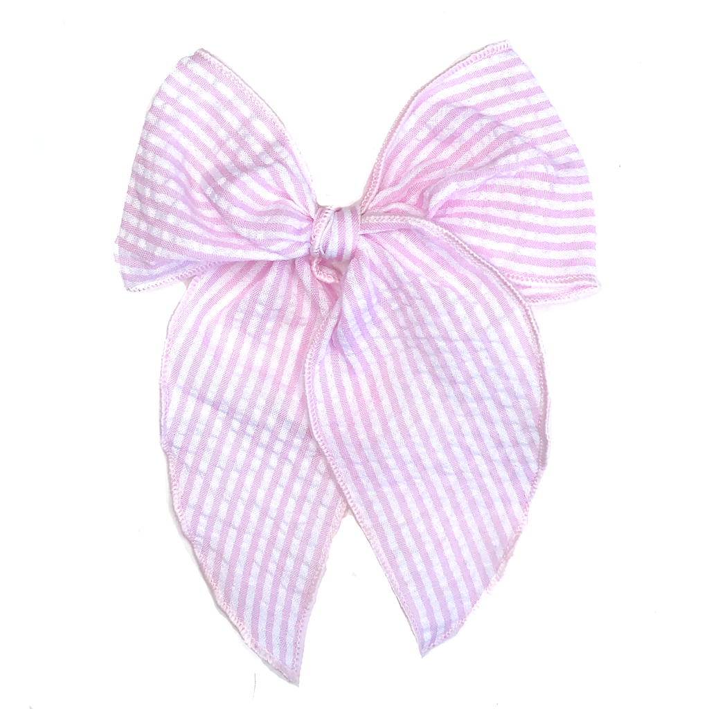 Cameryn -Light Pink Seersucker