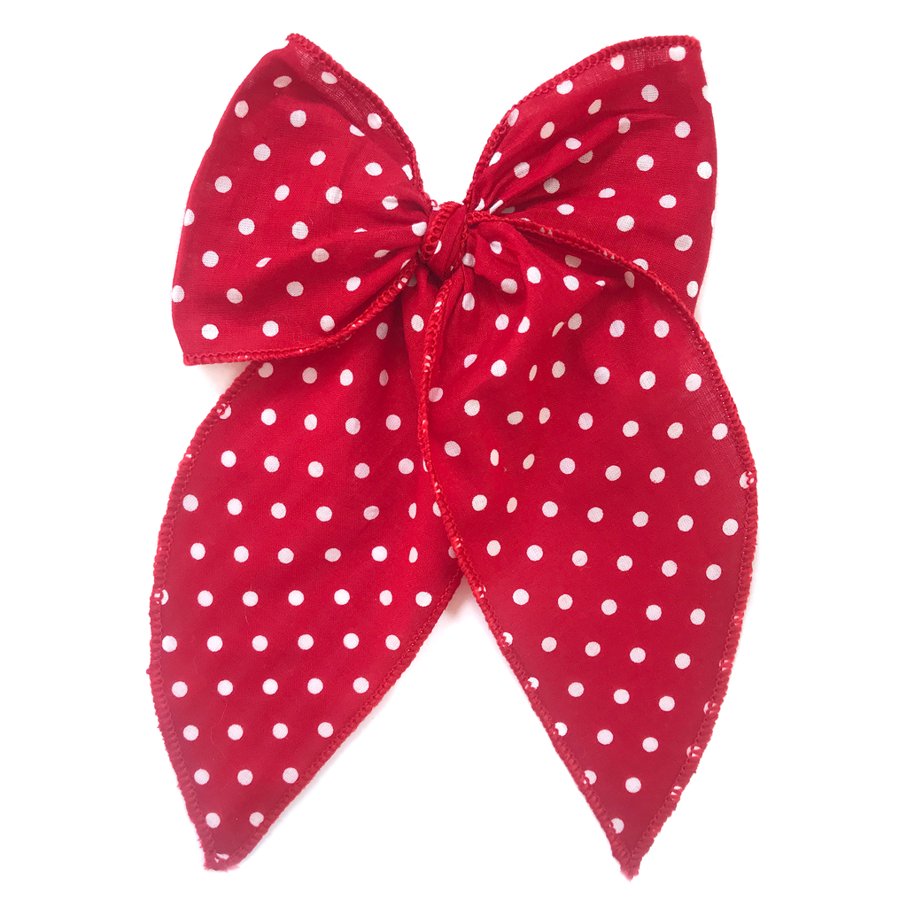 Cameryn - Red with White Dots