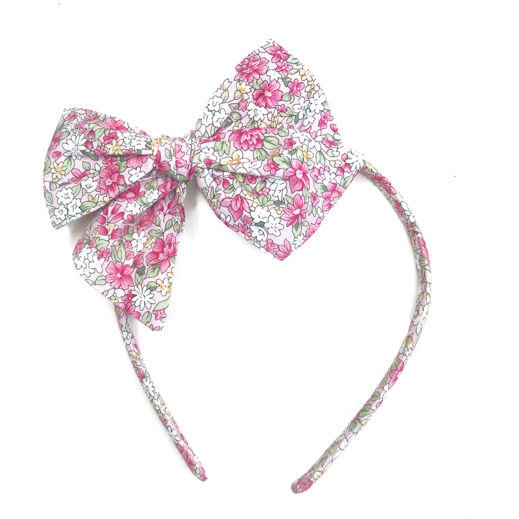 Collette Headband- Secret Garden Pink Floral