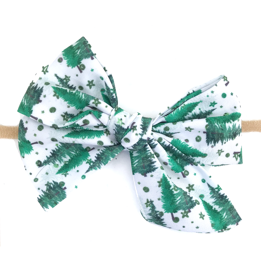 Hand Tied Bow - Pine Forest