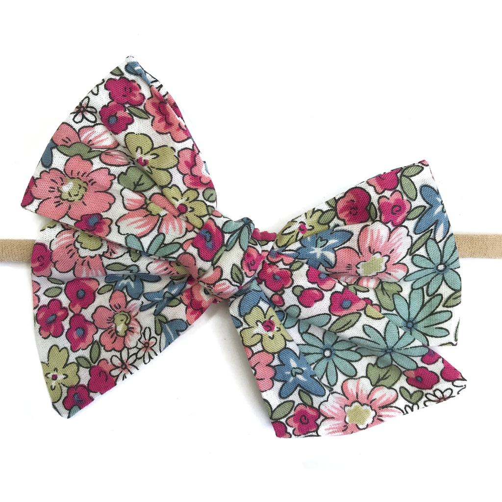 Hand Tied Bow - Spring Floral 21