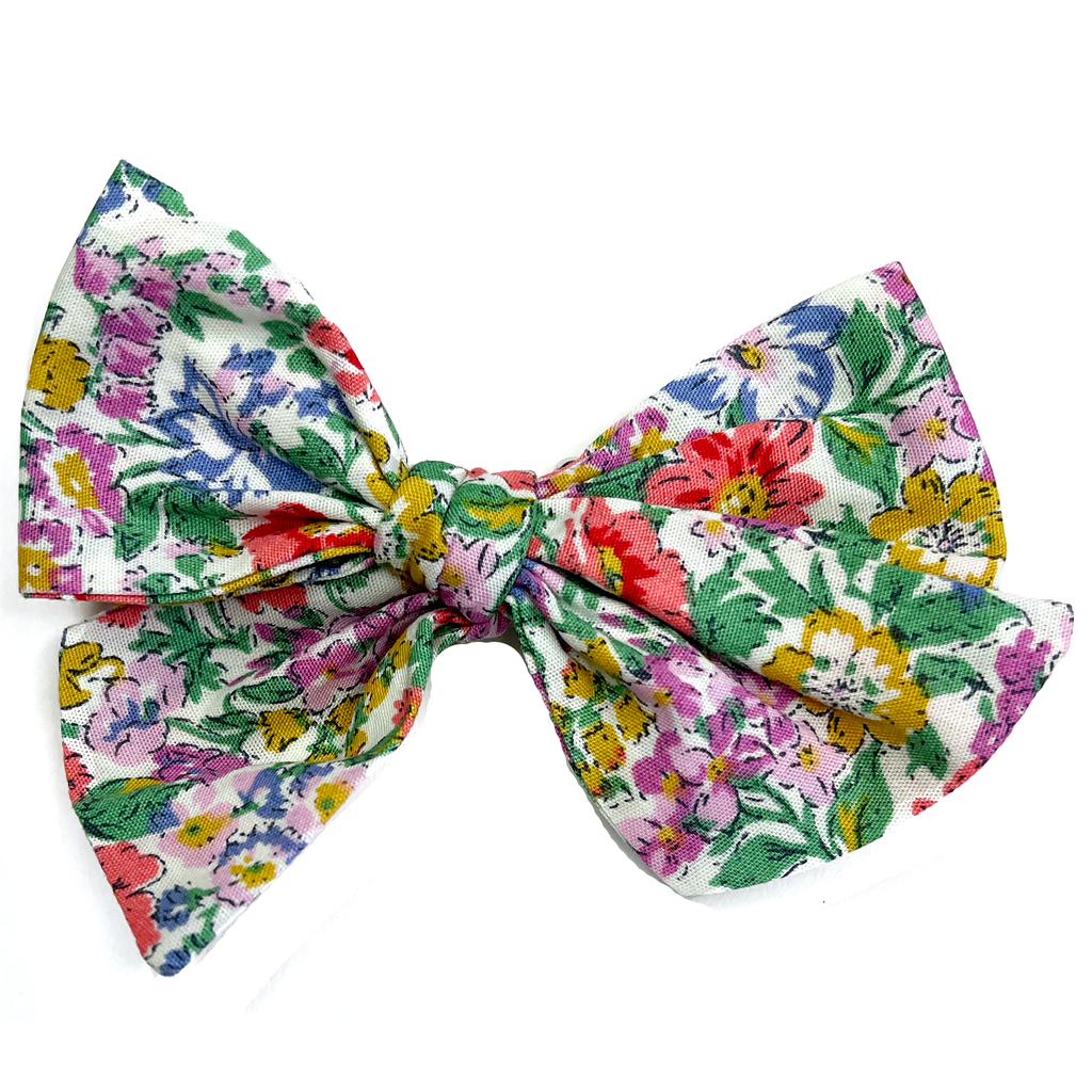 Hand Tied Bow - Summer Bold Floral