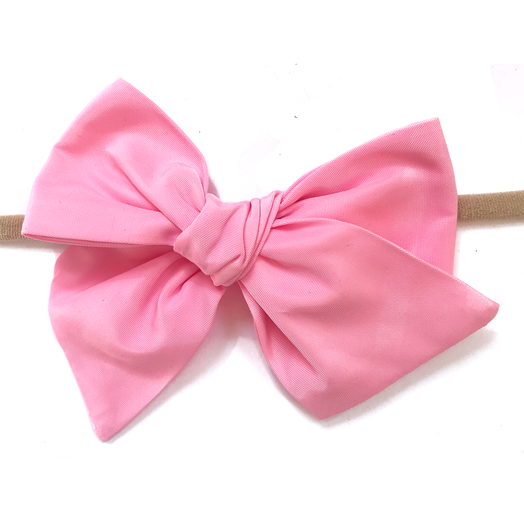 Hand-Tied Bow - Water Pink