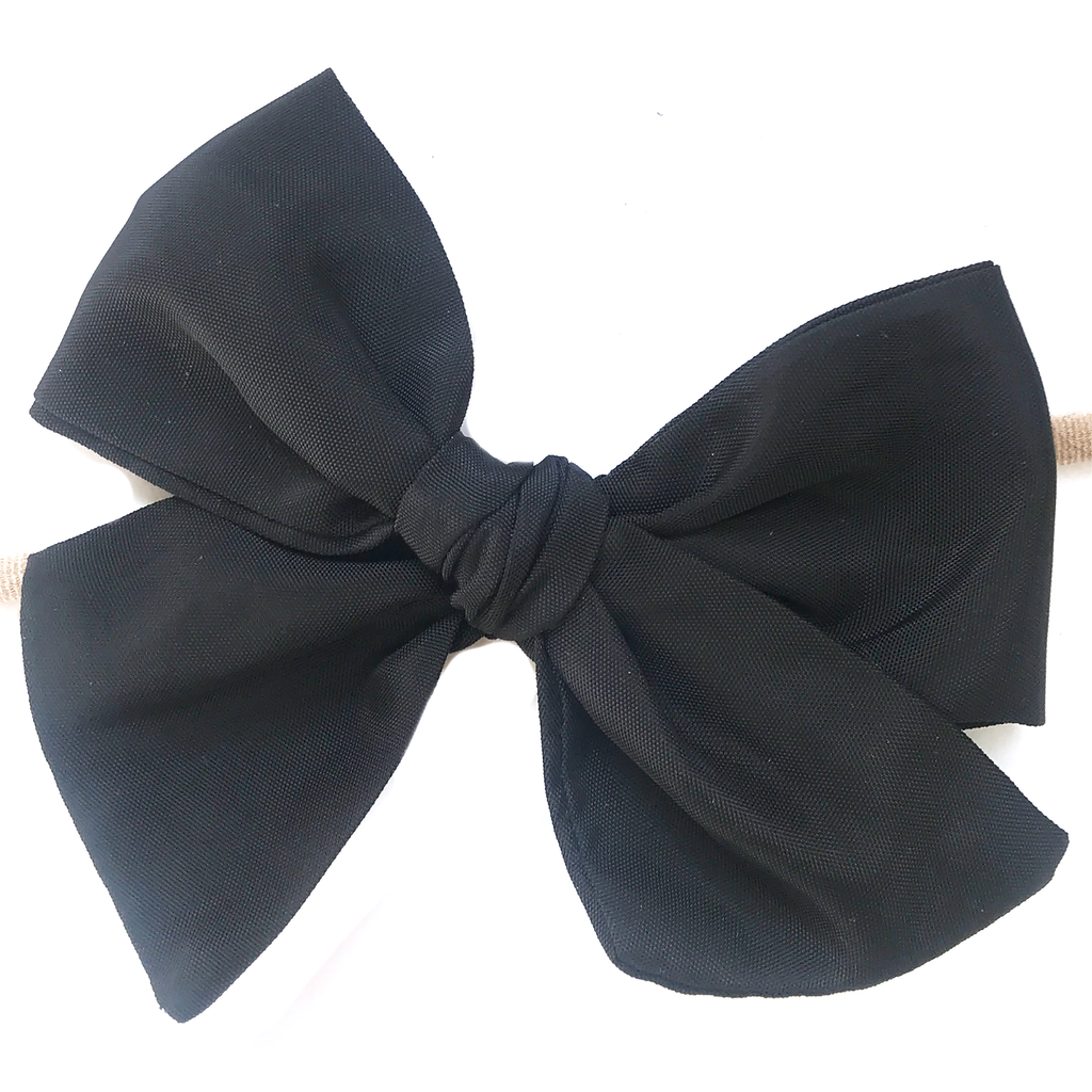 Hand-Tied Bow - Water Black