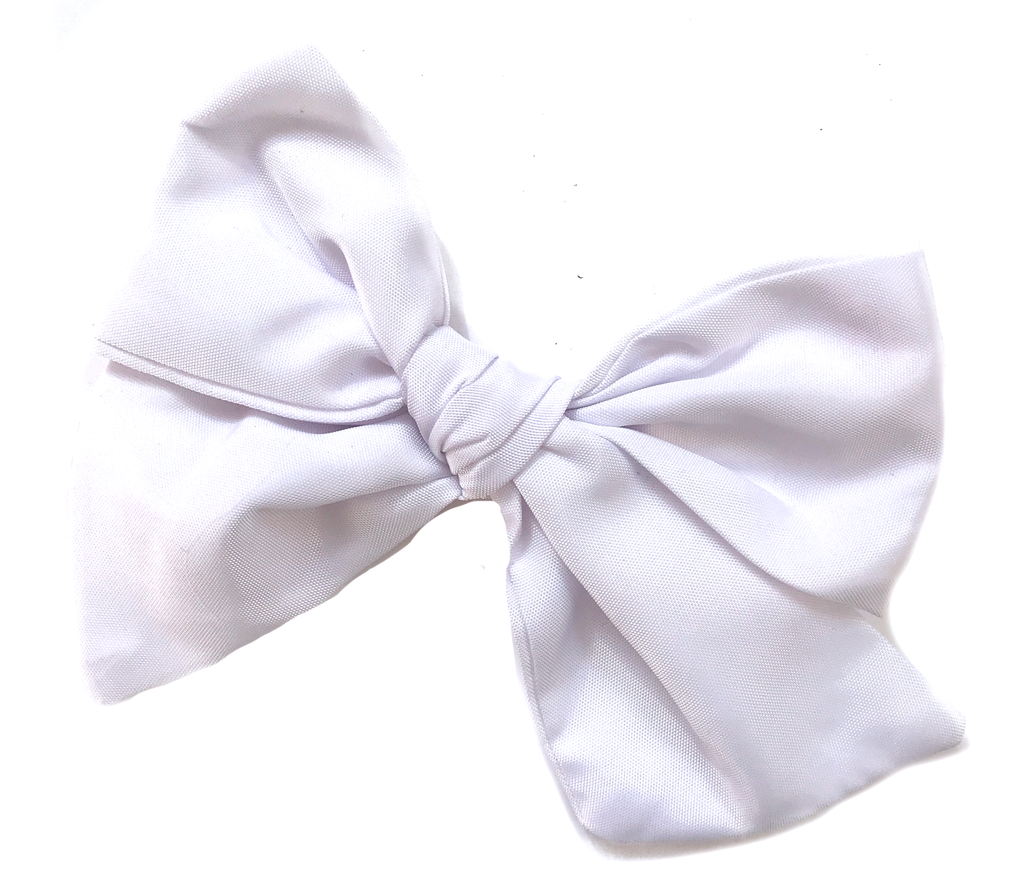Hand-Tied Bow - Water White