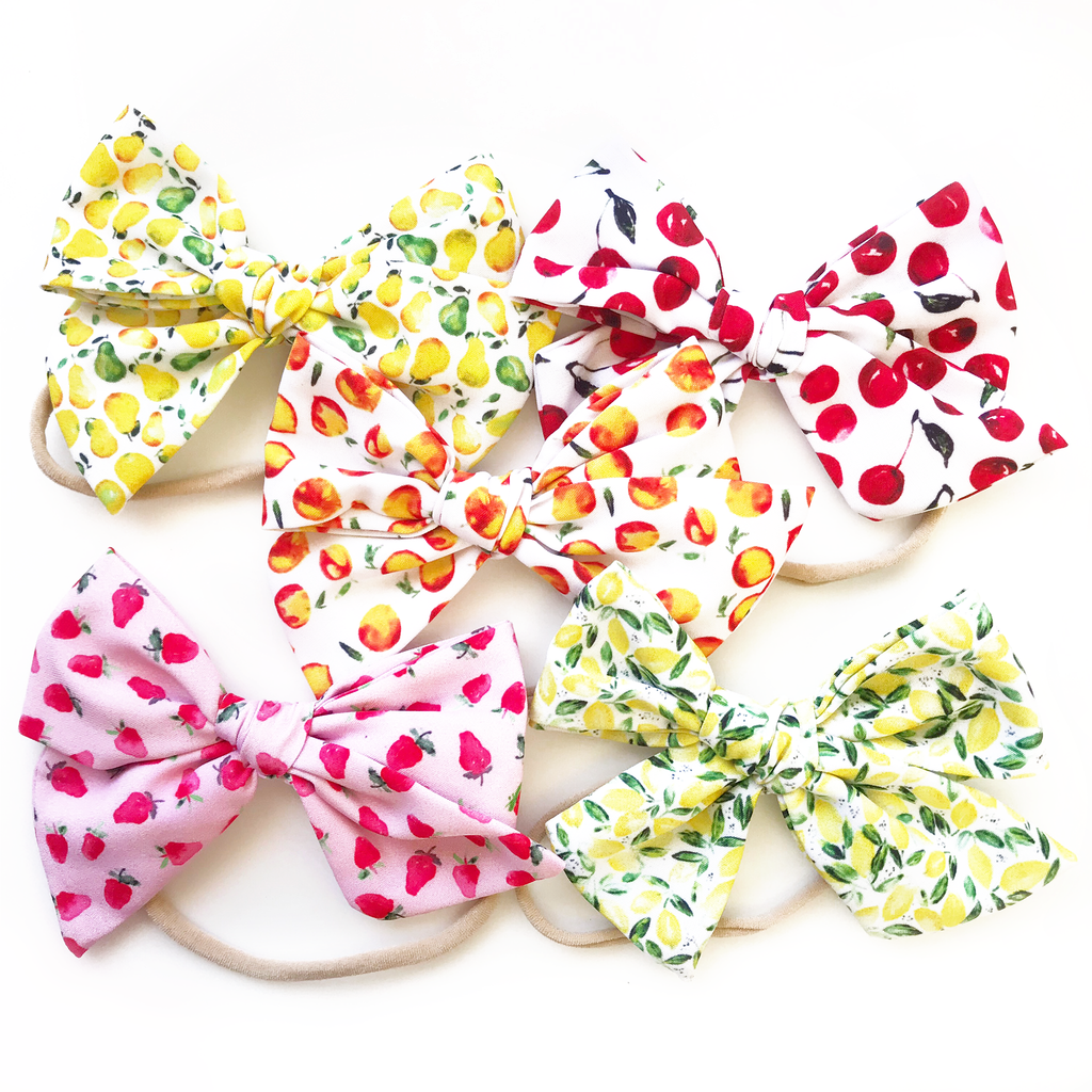 Hand-Tied Bow- Fruit Collection