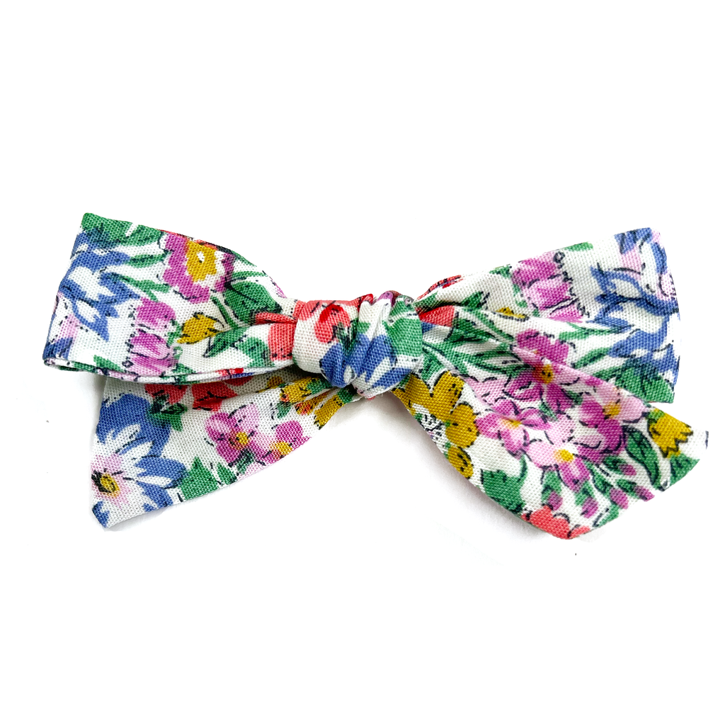 Petite Hand-Tied Bow - Summer Bold Floral