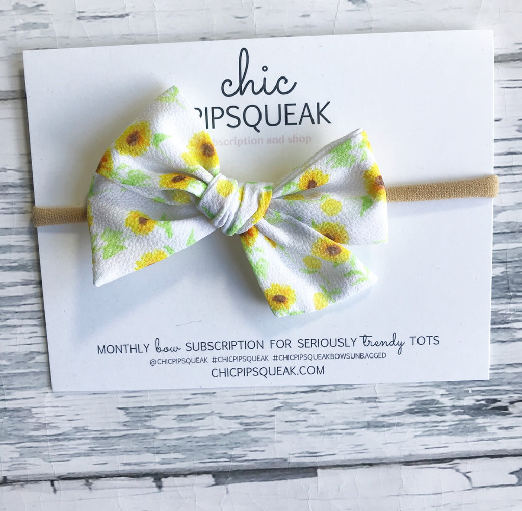 Sunflowers Hand-Tied Bow