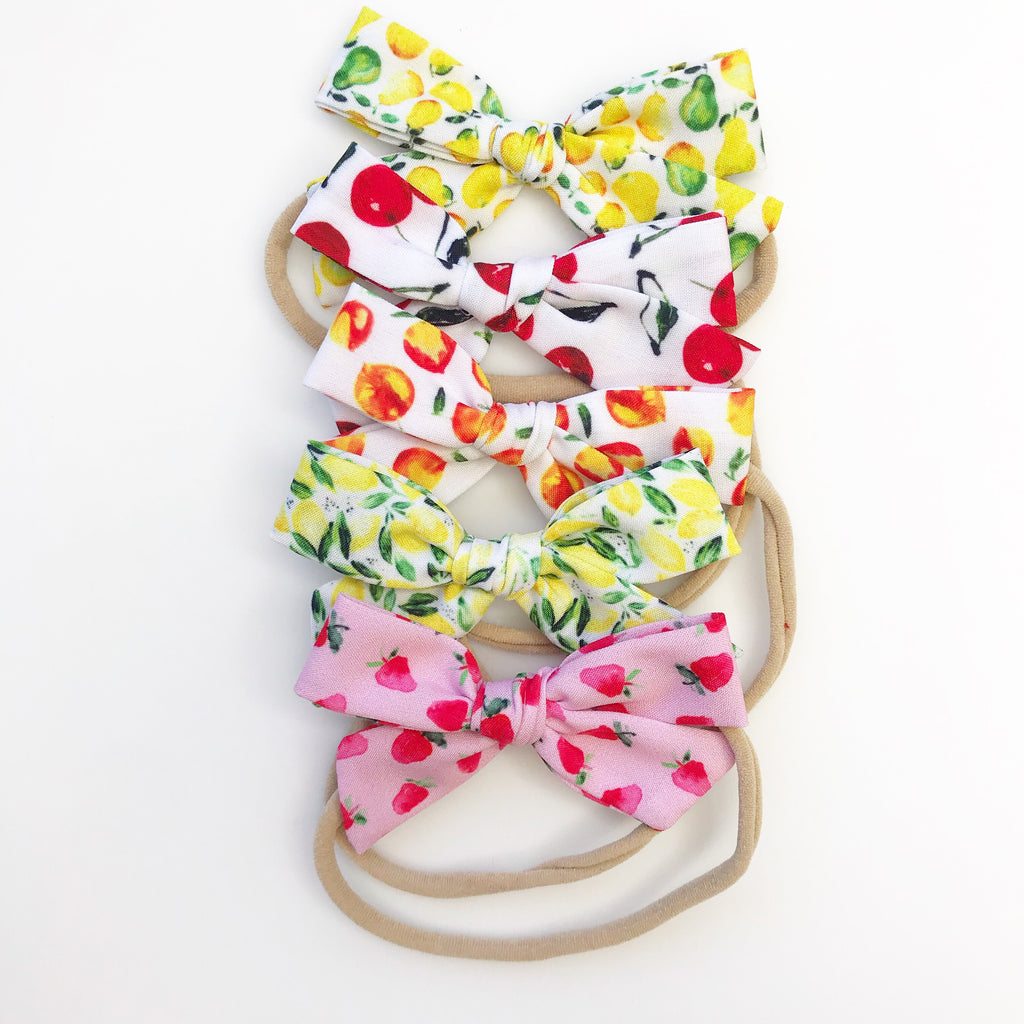 Petite Hand-Tied Bow- Fruit Collection